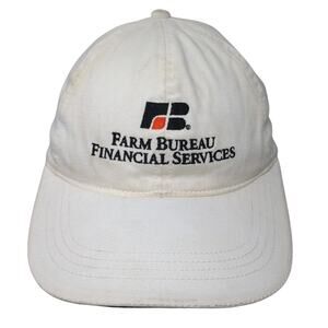 Farm Bureau Financial Services Slideback Baseball Cap White One Size Velocity